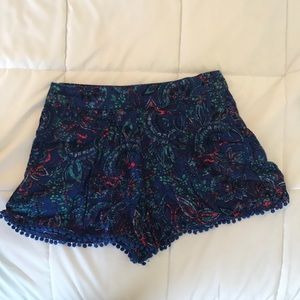 Urban outfitters flowy paisley print shorts